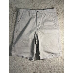 Empyre Furtive Shorts Men 32 Khaki Relaxed Fit Hi-Rise Slash Pockets Skater